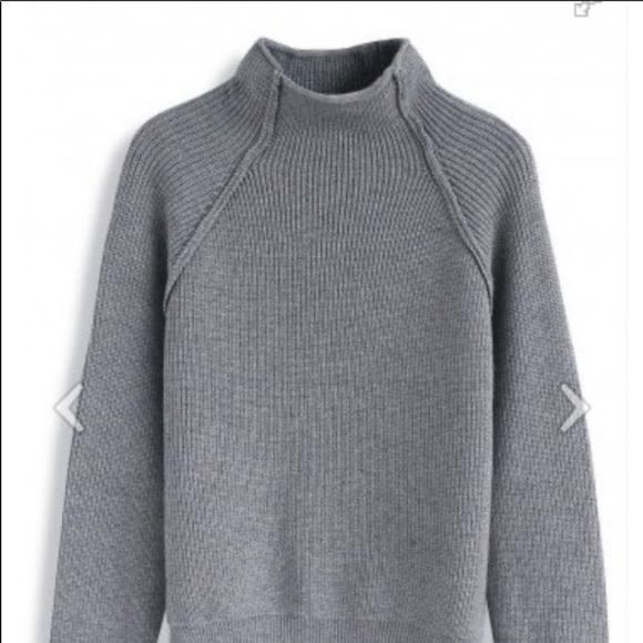 Chicwish heart and soul patch sweater. - Picture 5 of 6